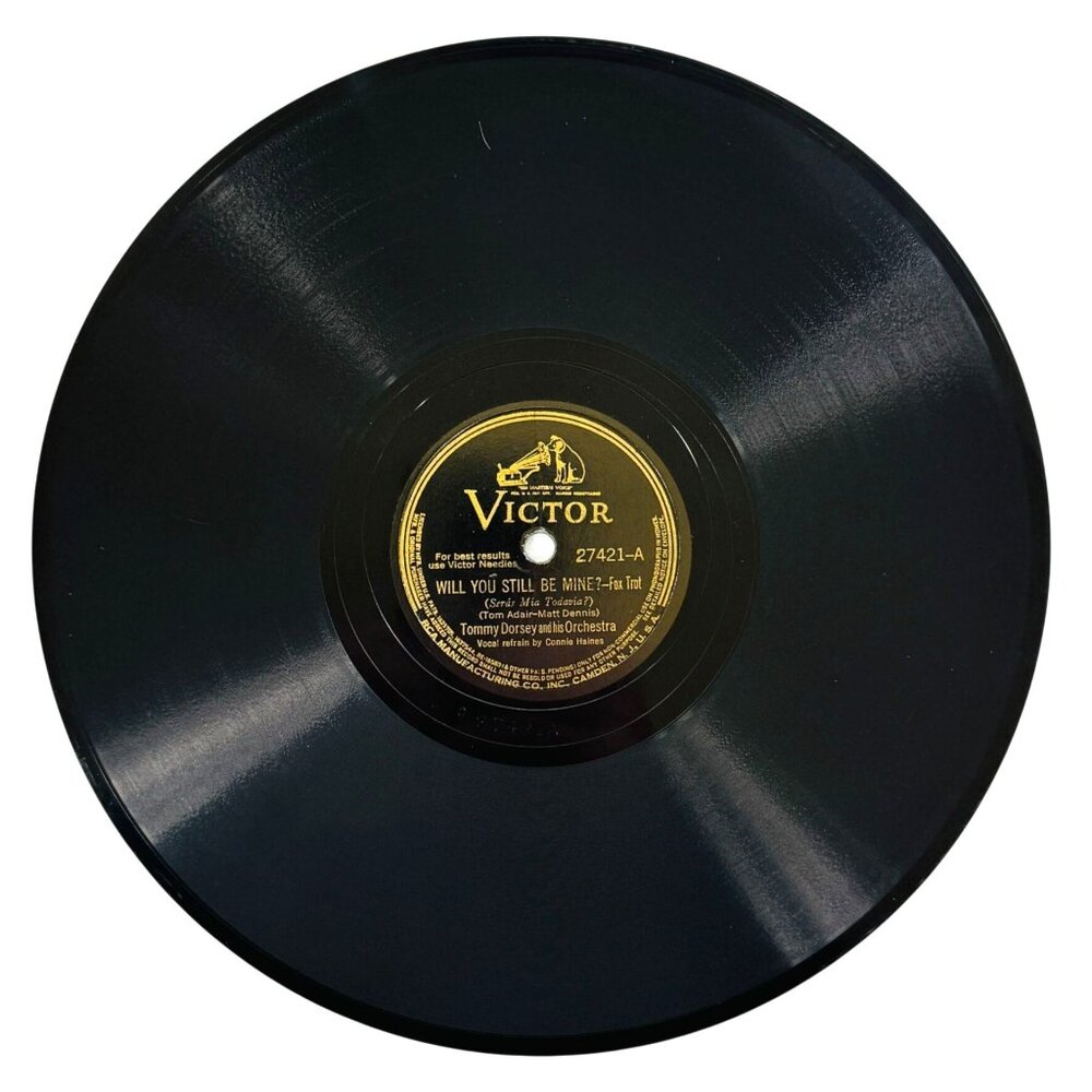 Tommy Dorsey Will You Still Be Mine? 10in Shellac 78 RPM Victor 27421 Vintage